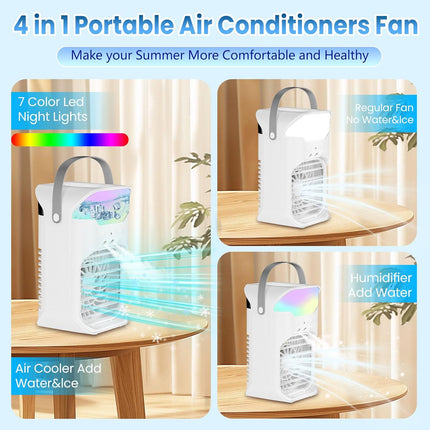 Portable Air Conditioner Cooling Fan with Remote