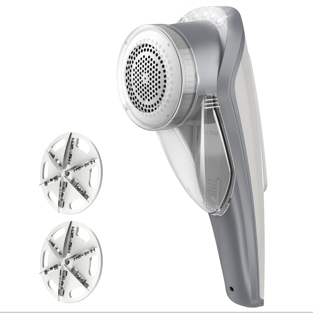 MR.SIGA Rechargeable Electric Fabric Shaver and Lint Remover with 2 Speeds, Grey