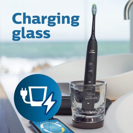 Philips Sonicare DiamondClean Smart 9350 Rechargeable Electric Toothbrush (Black)