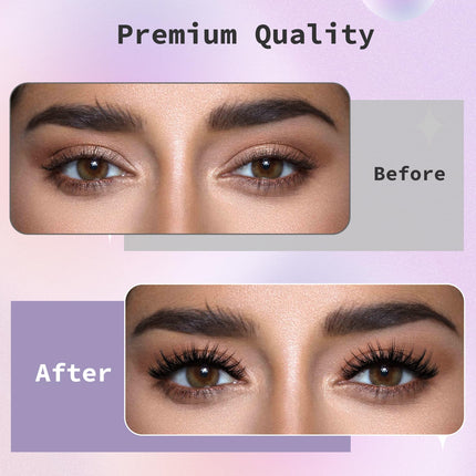 SWIFFERS 280PCS Sash Clusters Lashes, 30D+40D 9-16mm Mixed Length, DIY Individual Eyelash Extension, D Curl Individual Mixed Tray Natural Soft Wispy Lash