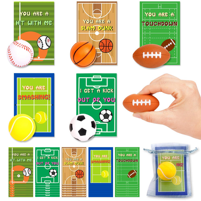ONEHAUS 30 Pack Valentine's Day Cards for Kids, Valentine Cards Exchange,School Valentines Day Gift,Class Game Prizes, Valentines Party Favor Supplies