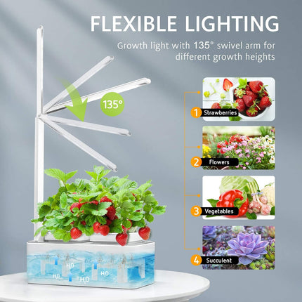 VIVOSUN Hydroponics Growing System Smart Indoor Garden Herb Kitchen