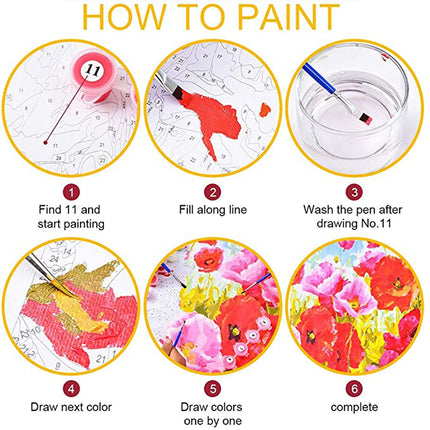 Tucocoo Feather Woman Paint by Number for Adults, DIY Digital Oil Painting Kits on Canvas with Brushes and Acrylic Pigment, Beautiful Fairy Girl Artwork for Home Decor Gifts 16x20 inches (Frameless)