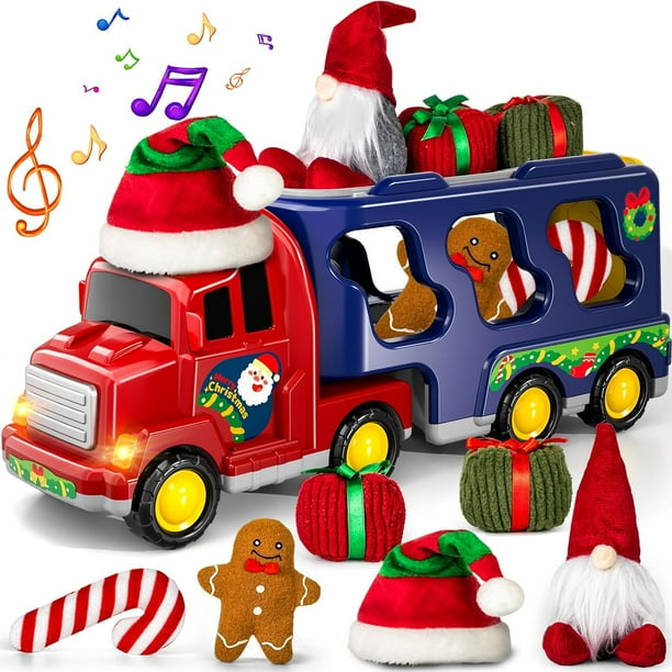 Gingerbread Man Christmas Toy for 3, 4, 5, 6 Year Olds, Car Toy, Christmas Birthday Gifts for Boys and Girls Ages 3-5