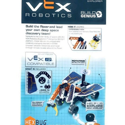 Hexbug Vex Robotics Rover Explorer Construction Kit Stem Starter Kit