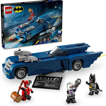 LEGO® Super Heroes DC Batman™: Batman with the Batmobile™ vs. Harley Quinn™ & Mr. Freeze™ 76274, Toy Vehicle from the Kids’ Animated TV Series, Toy for Boys and Girls Aged 8 and Over