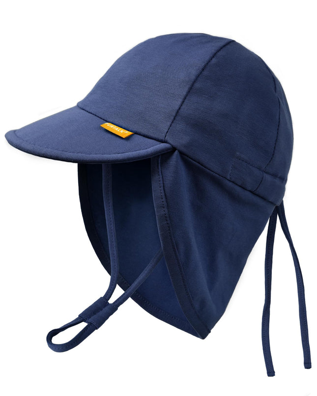 FURTALK Baby Sun Hat UPF 50+ UV Ray Sun Protection Cotton Toddler Hats, Navy