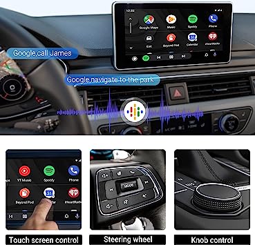 Ottocast Wireless Android Auto Adapter A2 Air, Wireless Car Adapter for OEM Wired Android Auto Cars, Plug & Play, Excellent Compatibility, Seamless Connection, 15S Auto Connection, Online Update