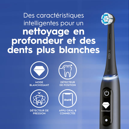 Oral-B iO6 Electric Toothbrush, for a Deep Clean and Whiter Teeth, Opal Grey, iO Series 6