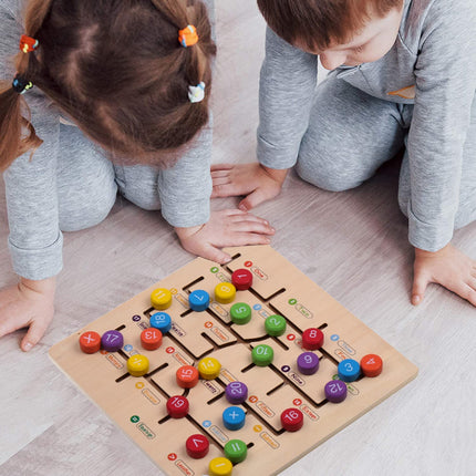 Montessori Toys for Babies | Numbers and Math Board Game | Learning Boards | Wooden Toys | Kids Puzzle | Learning & Education Toys | Perfect for Ages 3 Years and Older