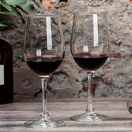 CREST Set Of 8 All-Purpose Wine Glasses, 12 Ounce, Lead Free, Classic