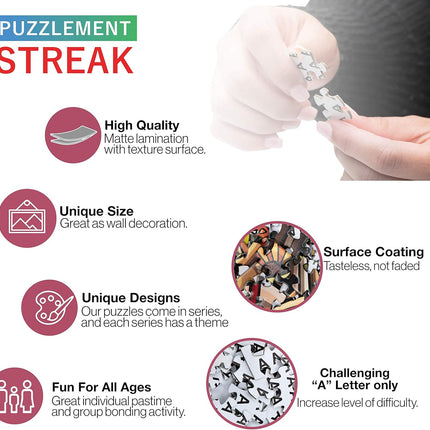 Puzzlement Streak - Fast Food 1000 Piece Puzzle