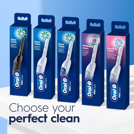 Oral B Pro Clean Battery Toothbrush, Built-in Timer