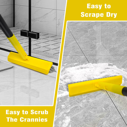DALIPER 2 in 1 Grout Brush with 49.6" Swivel Long Handle