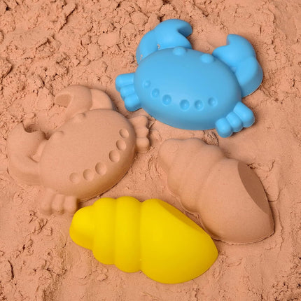 FUN LITTLE TOYS 10Pcs Beach Sand Toys Set