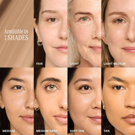 Marcelle CC Cream SPF 35, Light Medium, Complete Correction, Tinted Moisturizer, Perfume-Free, Paraben-Free, Oil-Free, Hypoallergenic, Cruelty-Free, 30 mL