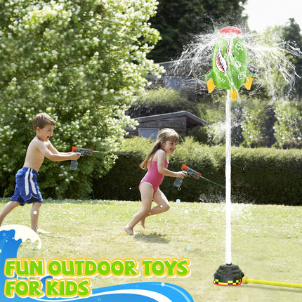Skirfy Water Rocket Launcher for Kids Toys,Summer Water Sprinkler for Kids,Outdoor Water Toy Backyard Lawn Birthday Gift for Girls Boys Age 3 4 5 6 7 8 Year Old