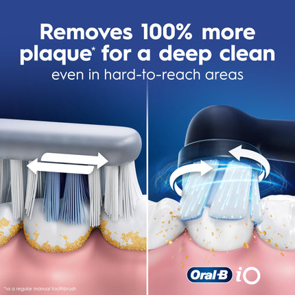 Oral-B iO6 Electric Toothbrush, for a Deep Clean and Whiter Teeth, Opal Grey, iO Series 6