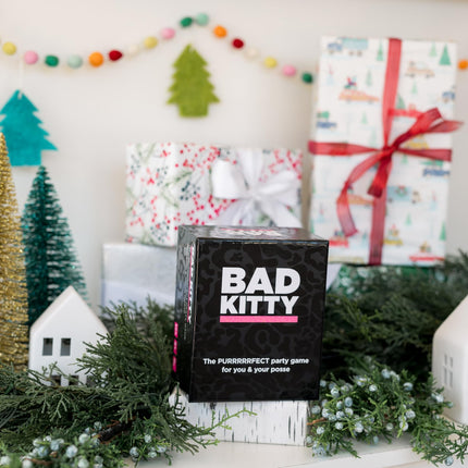 Bad Kitty Party Game - The Ultimate Meme Game with Cats - The Cats Against Humans Card Game for Feline Lovers, Friends, Family, College Students, Fun Parties and Board Games Night with Your Group