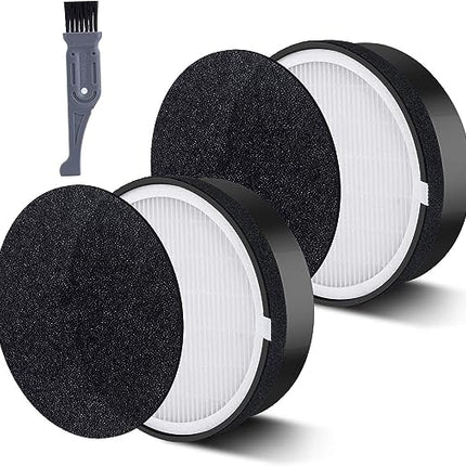 I clean LEVOIT LV-H132 Air Purifier Replacement Filters,Compatible with Levoit LV-H132, 2Packs Air Purifier HEPA and Activated Carbon Filters LV-H132-RF