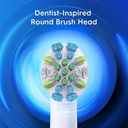 Oral-B Pro 400 Floss Action Vitality Electric Toothbrush with (2) Brush Heads, Rechargeable, Blue