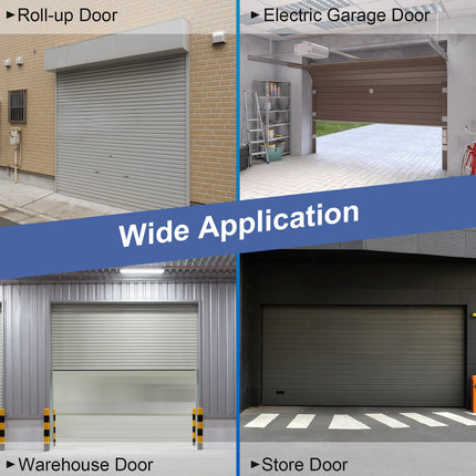 Garage Door Seals Bottom Rubber - Garage Door Seal, U+O Ring Weatherproof Garage Door Bottom Seal Strip Replacement with 5/16" T-Ends, Universal Garage Door Weather Stripping by Hzetuu