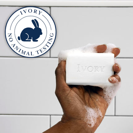 Ivory Bar Soap Notes of Aloe, 900 g Total (10 Count of 90 g Each)