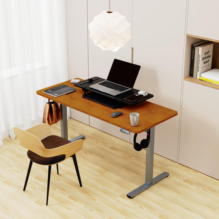 Ergomaker One-Piece Desk Top Only for Height Adjustable Electric Standing Desk and Home DIY Desk Frames 43-inch, Cherry
