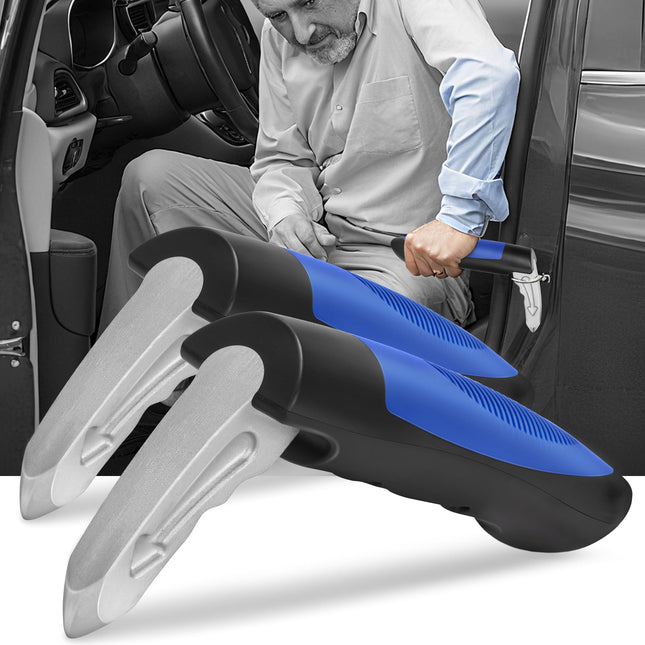 NINEMAX Portable 2pcs of Car Door Handle Assist, Travel Auto Cane Grab Handle Support, Helper Handy Bar Assistant for Senior