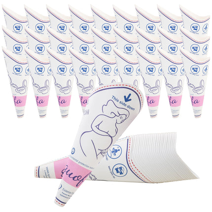 guofa GUOFA Portable Waterproof Disposbable Paper Pee Funnel for Women, Stand Up Pee Cup for Travel, Emergency Use (28)