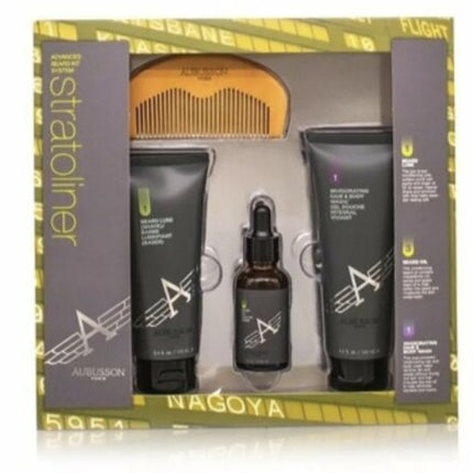 Stratoliner by Aubusson 4-Piece Grooming Advanced Beard Kit for Men