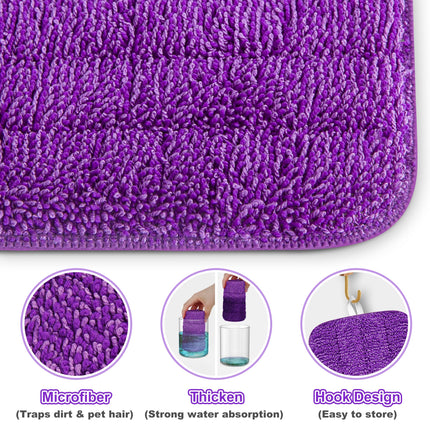 3 Pack Reusable Mop Pads for Swiffer WetJet, Wet Pads Refill Microfiber Mop Pads Refills Washable Mop Refill Pads Wet Dry Mop Replacement Heads for Hardwood Floor Cleaning