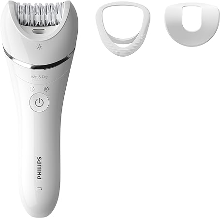 Philips Epilator Series 8000 for Women, with 3 Accessories, BRE700/04 LIKE NEW