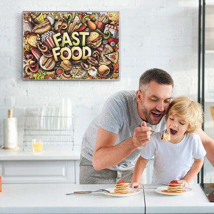 Puzzlement Streak - Fast Food 1000 Piece Puzzle