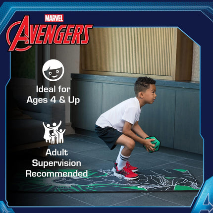 Sport Marvel Incredible Hulk Sand Bag for Kids, Hulk Smash Exercise Training Sand Bag for Children, Green, 2 lb