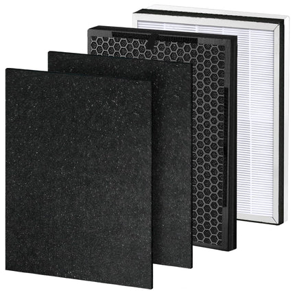 LIFESUPPLY USA ER798 1-PACK True HEPA + Carbon Filter RP-AP001-F1 | Fits Renpho RP-AP001, RP-AP001S & RP-AP002 Air Purifiers