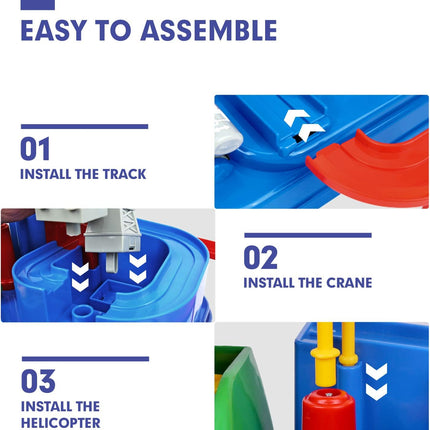 hahaland Kids Toys for 3 Year Old Boys - Car Race Track Boy Toy Age 3 4, Adventure Vehicles Toy Learning & Intelligence Educational for 3 4 5 Year Old Boy Girls Toddler Toys