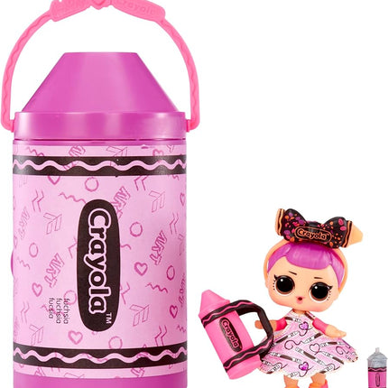 L.O.L. Surprise! Loves CRAYOLA Color Me Studio with Collectible Doll, Over 30 Surprises, Paper Dresses, Crayon Dolls, Art Studio Packaging, Crayon Capsule Packaging, Limited Edition Doll 3+