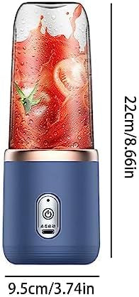 Portable Juicer, Personal Blender, 14Oz Smoothie and Juice Blender | Handheld Travel Fruit Mixer, Babies Food Mixing Machine Blender for Offices, Sports, Travel and Home Pochy