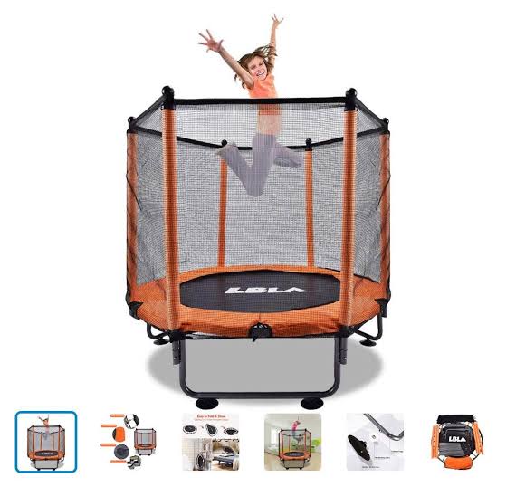 LBLA 48 inch trampoline with enclosure for adults