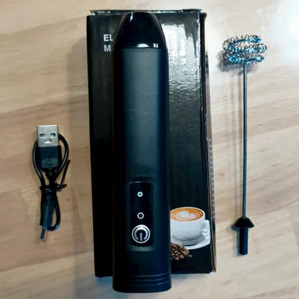 USB rechargeable electric milk frother – cappuccino coffee