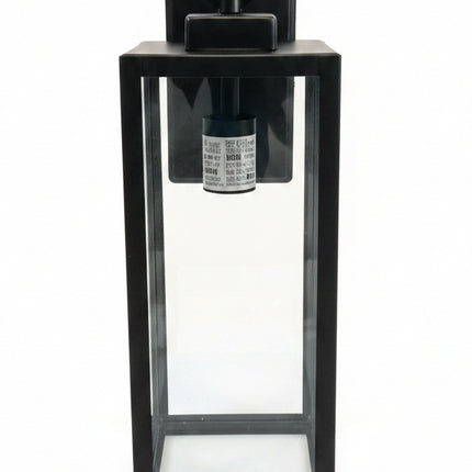 Dreamsidea 18 Inch Oversized Matte Black Exterior Light Fixture with Clear Glass