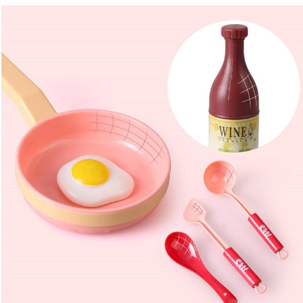 28  Pcs Kids Kitchen Toy w/ Foods