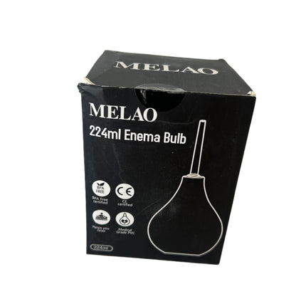 MELAO Enema Bulb 224ml w/ Three Nozzles
