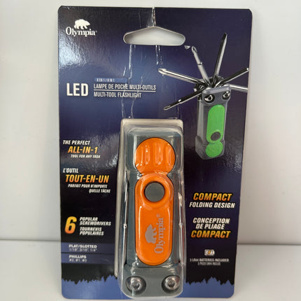 Olympia led 8 in 1 Multi-Tool Flashlight