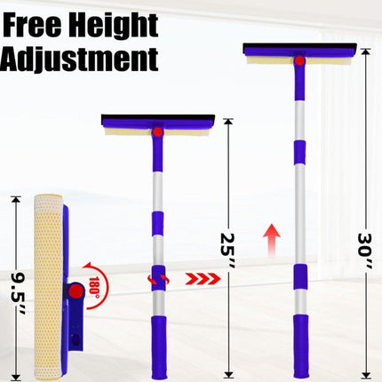 Window 2 in 1 Cleaner  squeegee for home Navy Color