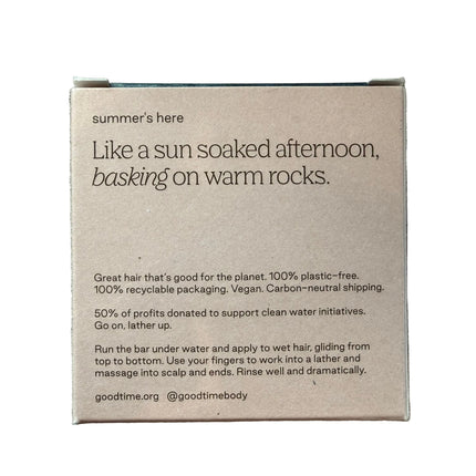 Good Time Hydrating Shampoo Soap 3oz