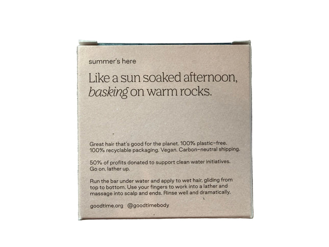 Good Time Hydrating Shampoo Soap 3oz