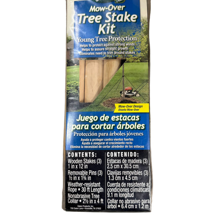 Dalen Mow Over Tree Stake Kit Wind Straight Growth Protection Complete Kit