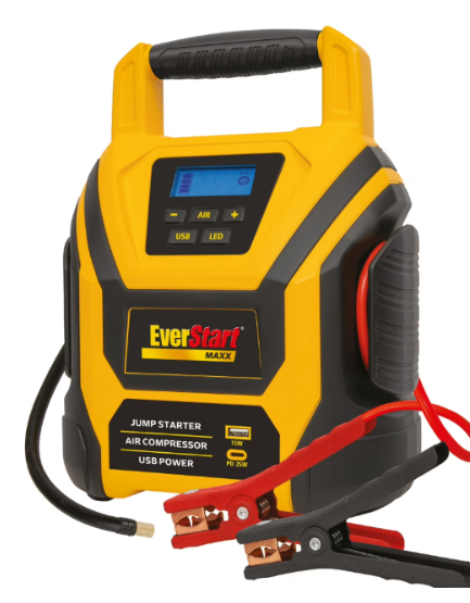 EverStart 1600 Amp Lithium Jump Starter with Air Compressor